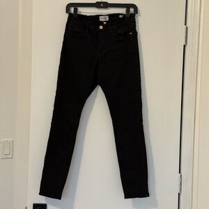 Revolve FRAME Black Skinny Jeans
